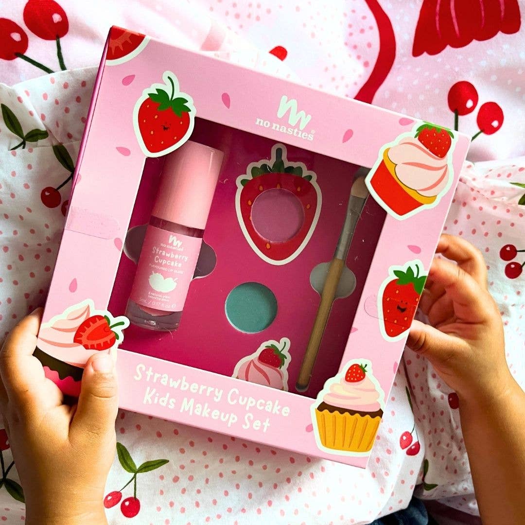 no nasties kids - Strawberry Cupcake No Nasties Natural Makeup Gift Set