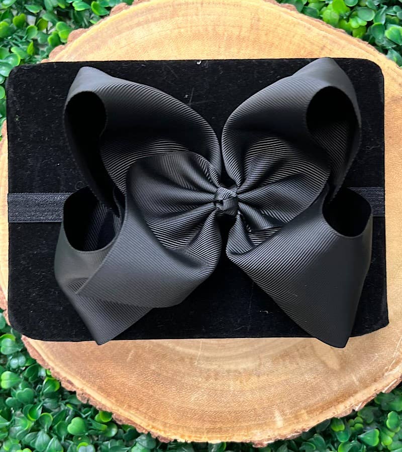 13 PIECE 6.5"HEADBAND BOW!  HB-2024H1