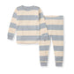 Burt's Bees Baby - Rugby Stripe Organic Cotton Two-Piece Pajamas - Quarry