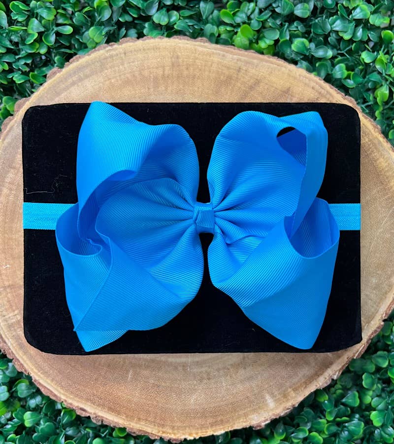 13 PIECE 6.5"HEADBAND BOW!  HB-2024H1