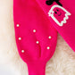 Kids Charm Online - Spooky knit girls sweater with pearl beads. (Available in 3 colors!)