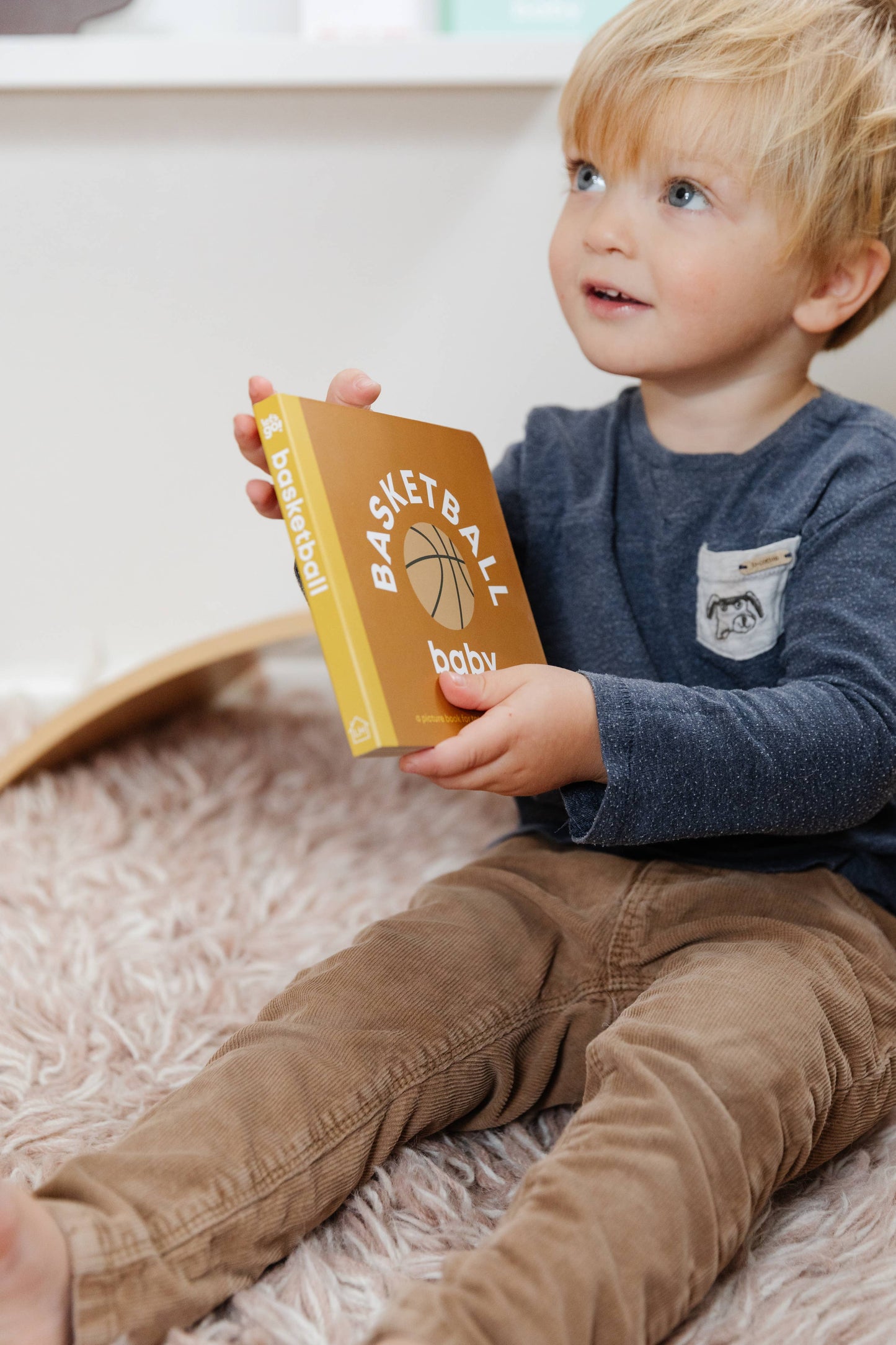 Left Hand Book House - Basketball Baby- Board Book