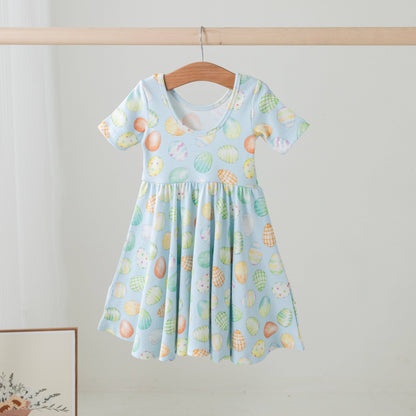 Nola Tawk - The Hunt is On Easter Cotton Twirl Dress