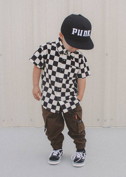 Little Trouble - Green Cargos