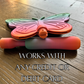 LRB Handmade Creations - Tap to Pay Butterfly Wand - 3D Printed Credit Card Holder