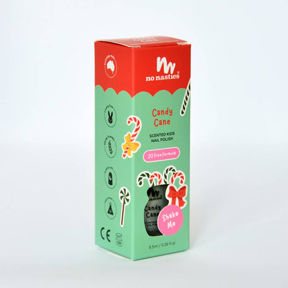 no nasties kids - Candy Cane Water Based Scented Scratch Off Kids Nail Polish