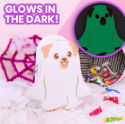 Bewaltz - Halloween GLOW-IN-THE-DARK Ghost Dog Handbag
