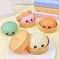 Auraquise - Cartoon Jumbo Mystery Squishy Dumpling Realistic Steamed Bun Stress Relief Squeeze Toy