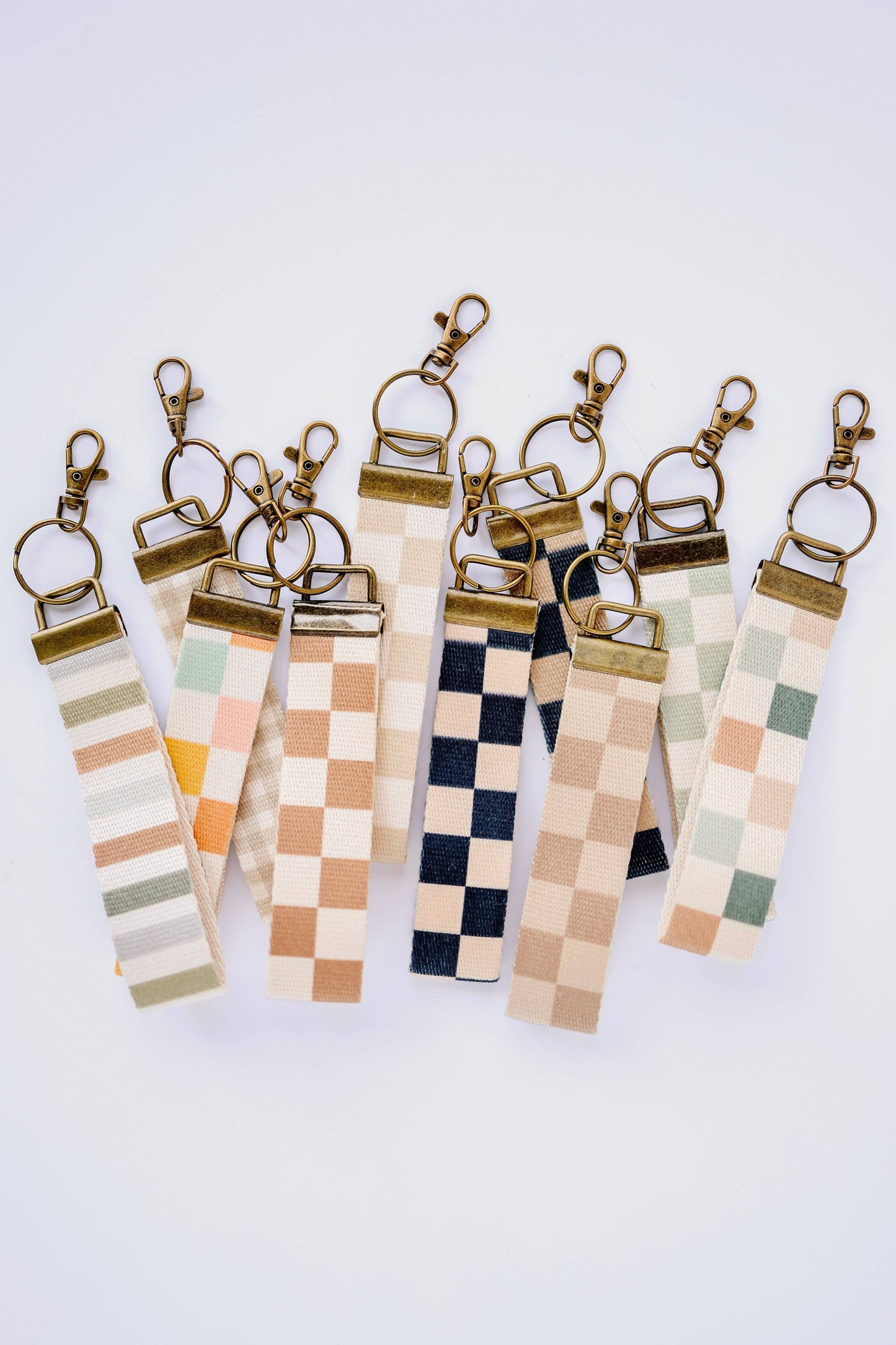 Frederick Family Co. - Canvas Wristlet Lanyard Keychain -  Car Key Fob Holder