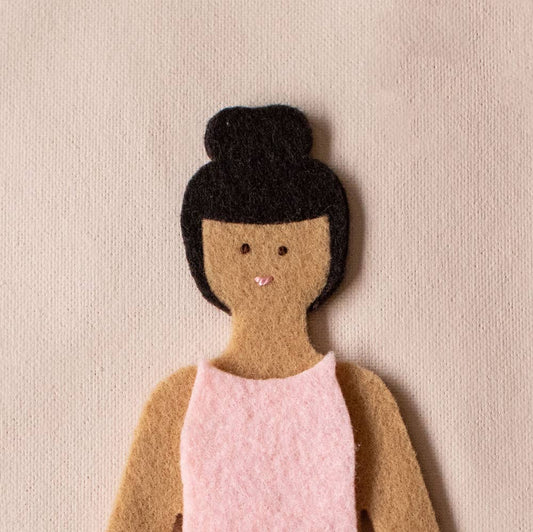 Lowercase Toys - Felt Doll - Starter Girl in Caramel