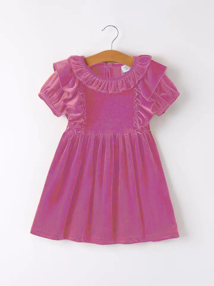 Rylee Faith Designs - Autumn Velvet Girls Dress