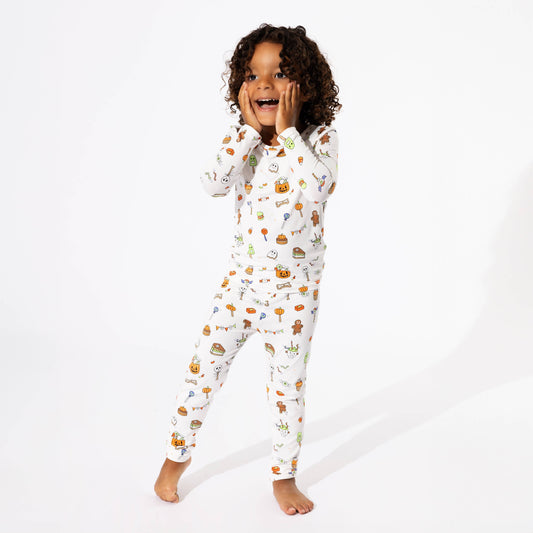 Bellabu Bear - Halloween Treats Bamboo Kids Pajamas
