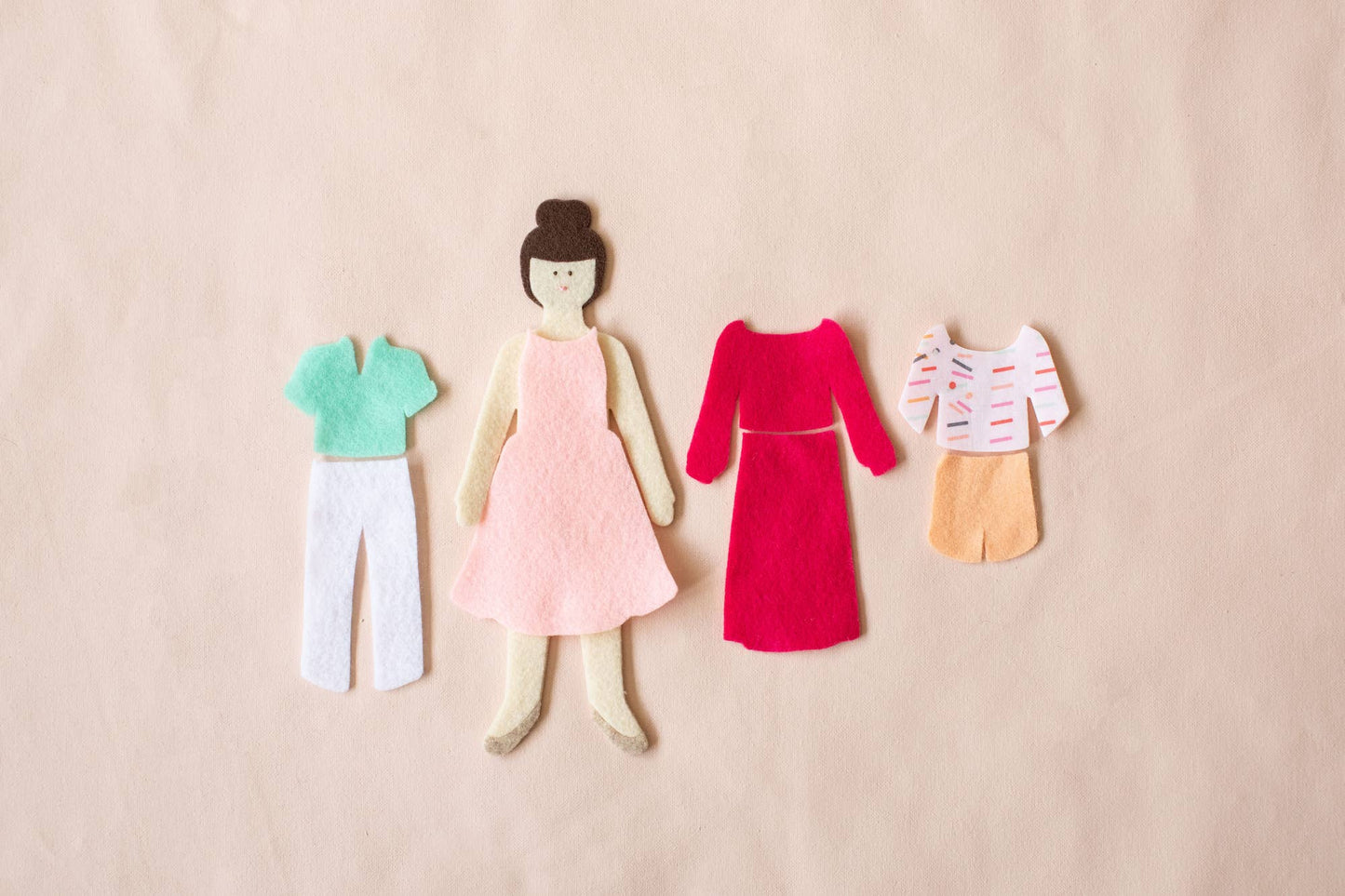 Lowercase Toys - Felt Doll - Starter Girl in Hazelnut