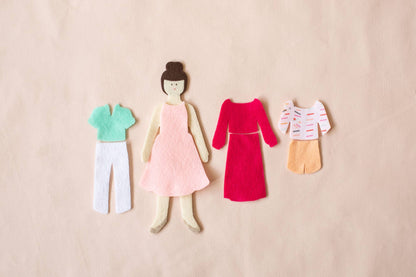Lowercase Toys - Felt Doll - Starter Girl in Hazelnut