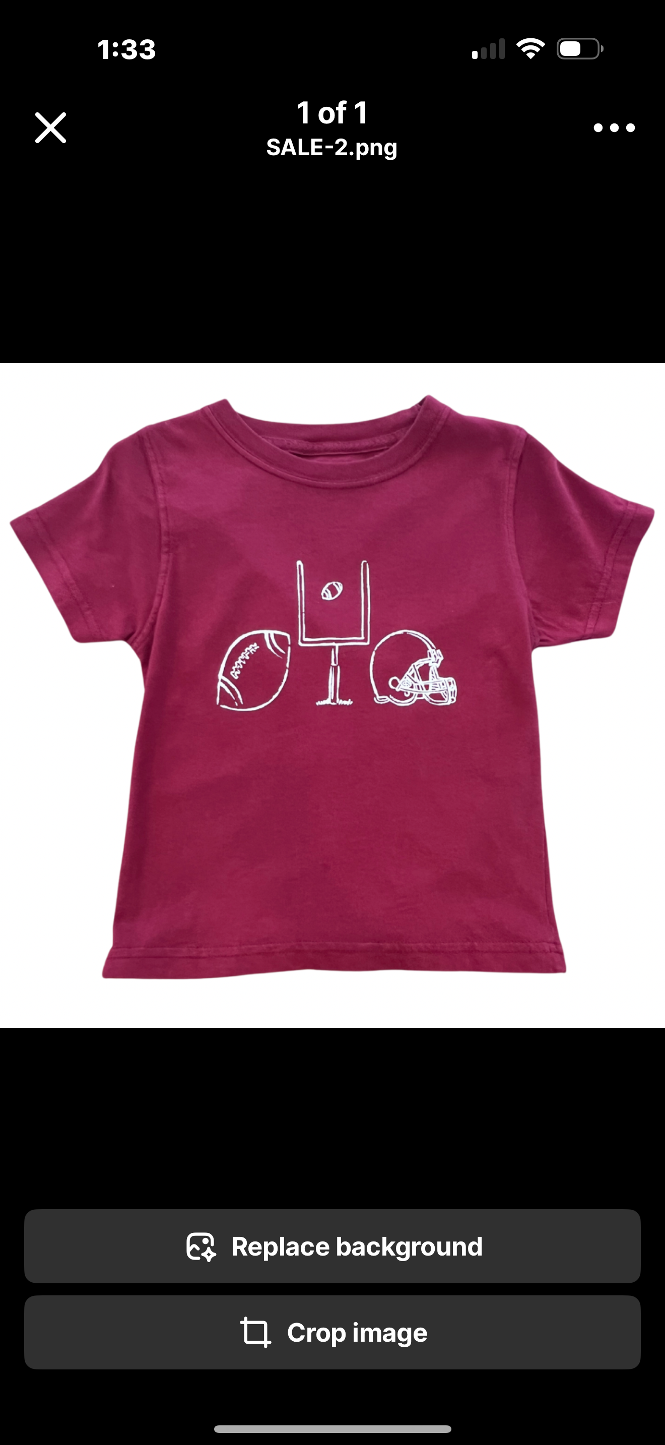 Mustard and Ketchup Kids - Short-Sleeve Maroon/White Football Trio  