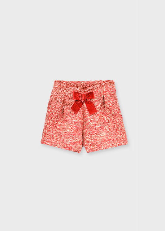 Girl Bow Shorts - Navy Blue