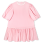 Harper Dress - PRESCOTT PINK CORDUROY WITH WHITE CORDUROY PIPING