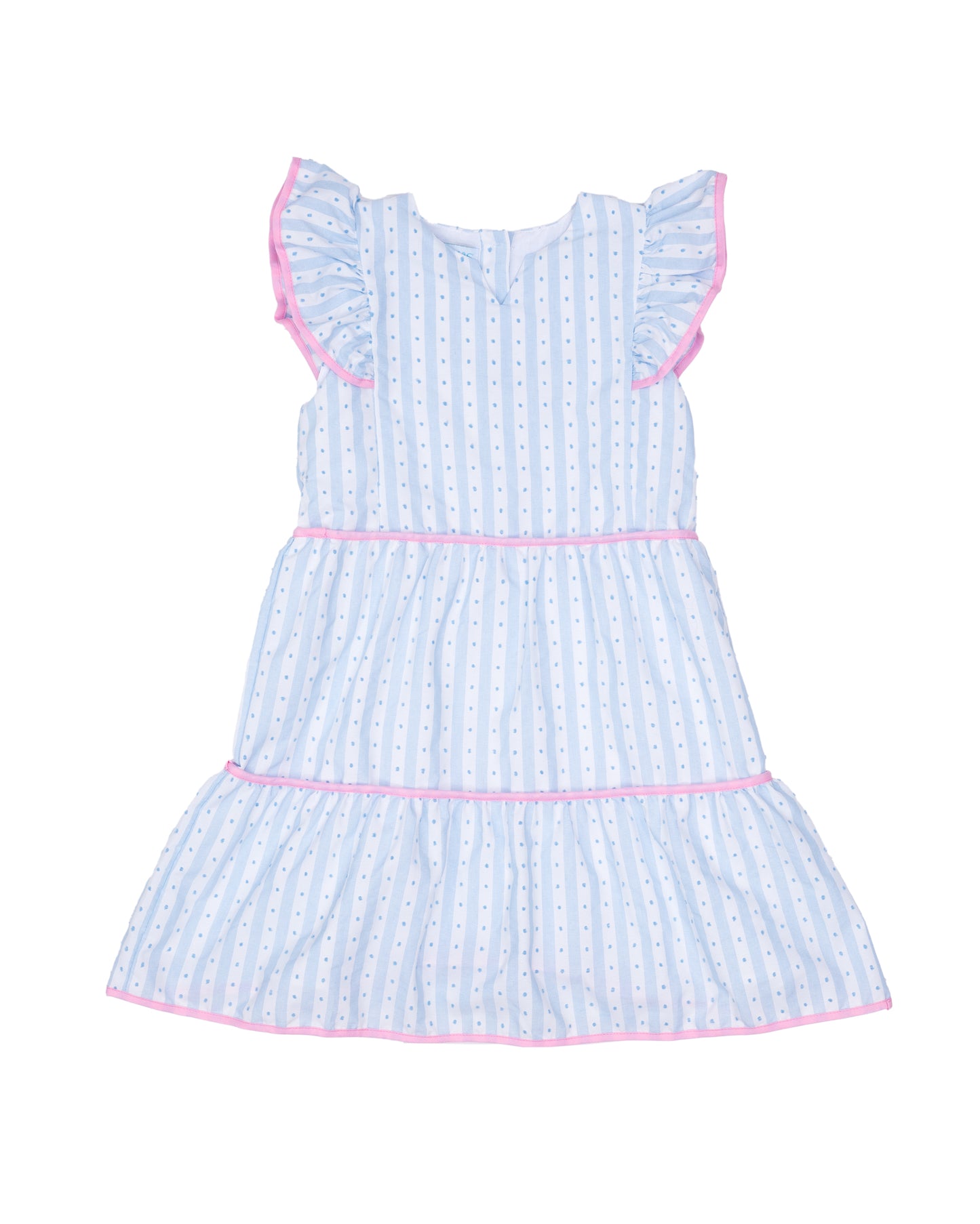 The Oaks Apparel Company - Harley Blue Stripe Breeze Dress