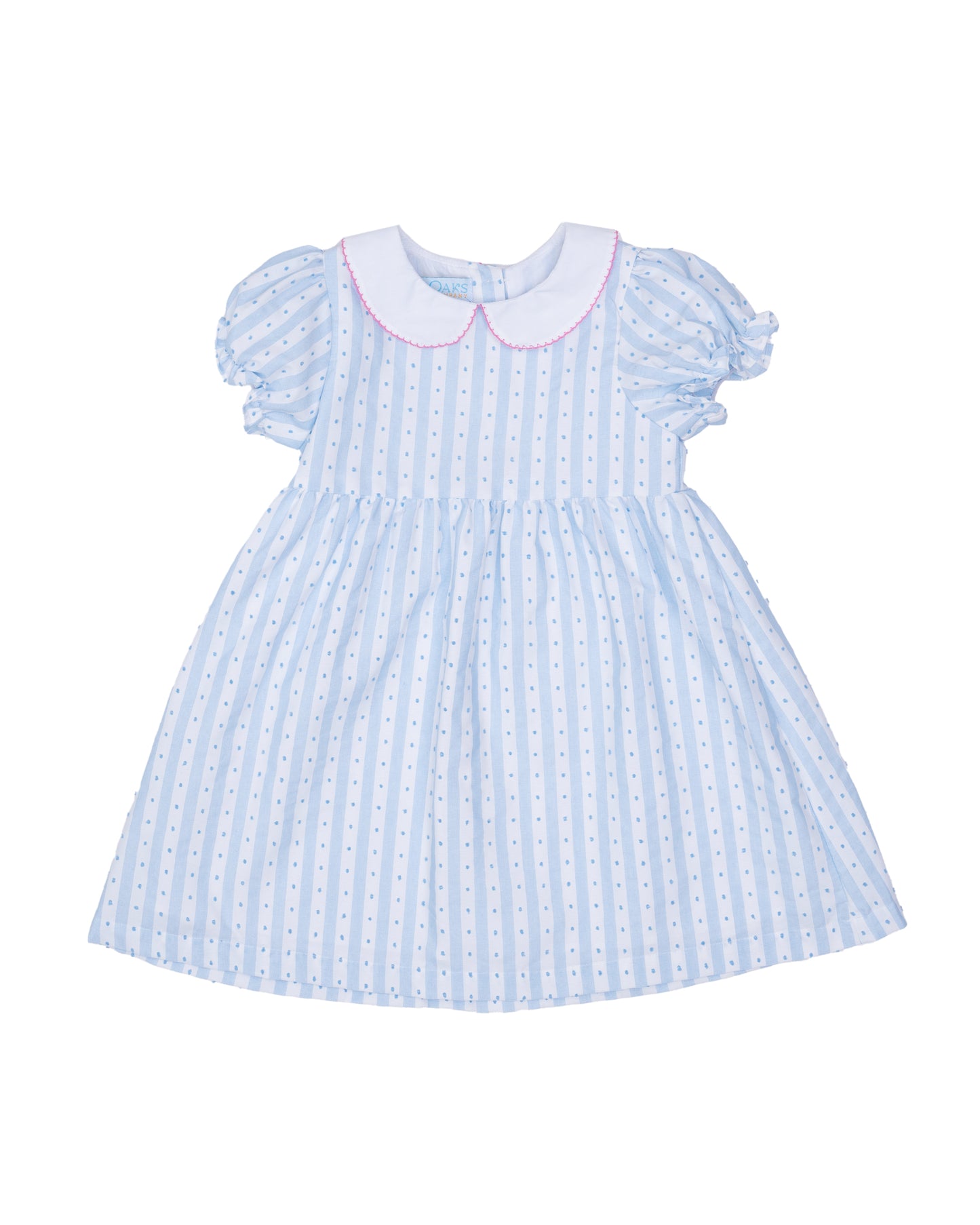The Oaks Apparel Company - Peyton Blue Stripe Dress