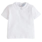 Piped Peter Pan Short Sleeve - Light Blue/White Little English