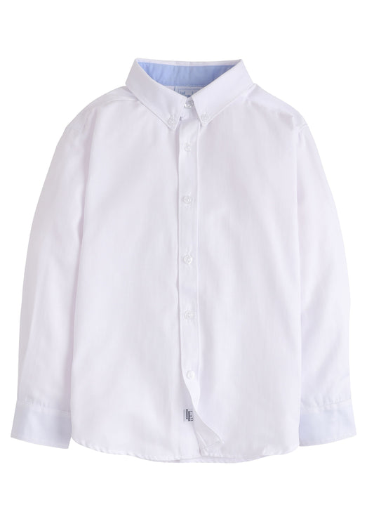Little English | Button Down Shirt - White Oxford